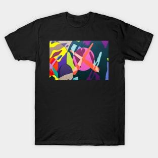 cool colorful canvas art for teenage rooms T-Shirt